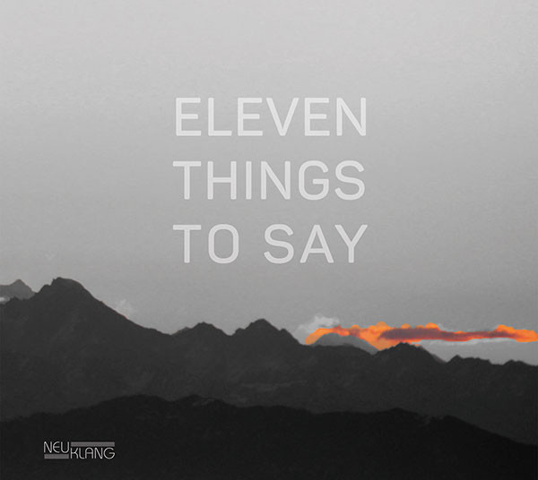 Jonas Winterhalter Big Band: ELEVEN THINGS TO SAY
